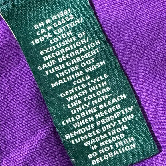 Lauren Ralph Lauren Women's Long Sleeve Shirt Faux Suede Elbow Patches -M-Purple - Picture 8 of 9